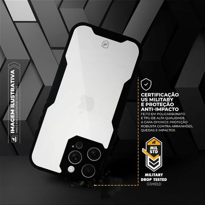 Capa para Samsung Galaxy S24 FE - Dual Shock Sense Preta - Gshield