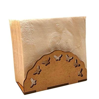 Porta Guardanapo Em Mdf - Kit 5 Unidades