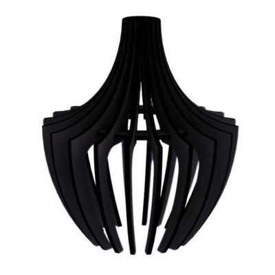 Luminária Teto Tipo Pendente Aranha Mdf - Completa Cor: Mdf Cru