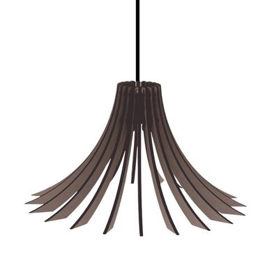 Luminária Teto Tipo Pendente Dalia Mdf - Completa Cor: Mdf Cru