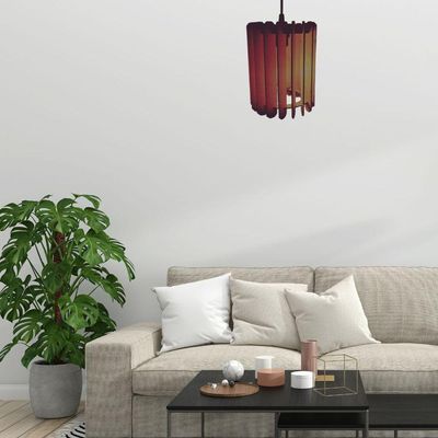 Luminária Teto Tipo Pendente Quito Mdf - Completa Cor: Mdf Cru