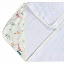 Toalha De Banho Baby Com Capuz Extra Macia 100% Algodão - Dinossauros
