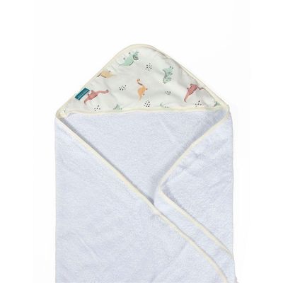 Toalha De Banho Baby Com Capuz Extra Macia 100% Algodão - Dinossauros