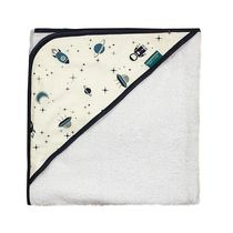 Toalha De Banho Baby Com Capuz Extra Macia 100% Algodão - Space