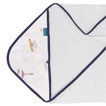 Toalha De Banho Baby Com Capuz Extra Macia 100% Algodão - Pequeno Navegante
