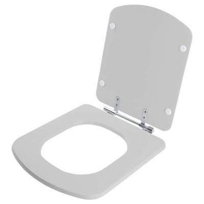 Tampa De Vaso Poliester Bali Cinza Claro Para Bacia Incepa 6lpf
