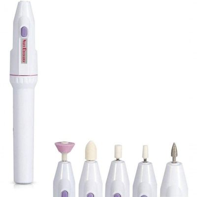 Mini Kit De Polidor De Unhas Para Manicure E Pedicure Com 5 Peças