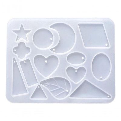 Molde De Silicone Para Resinas Lua-estrela-brinco-pingente