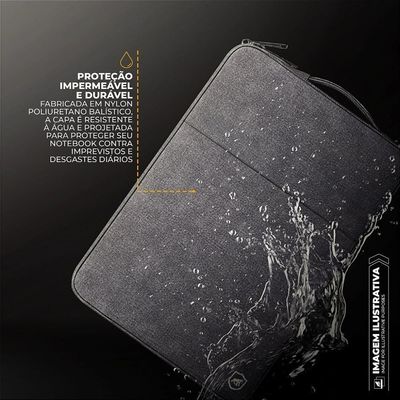 Capa Para Notebook De 15,6 - 17,3 Polegadas - Survivor - Cinza - Gshield