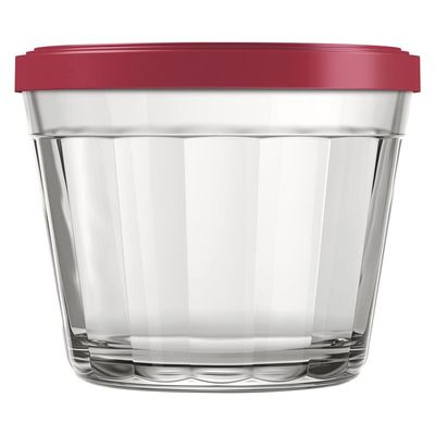 Conjunto de Tigelas com Tampa Copo Americano em Vidro 150 ml – 12 Peças