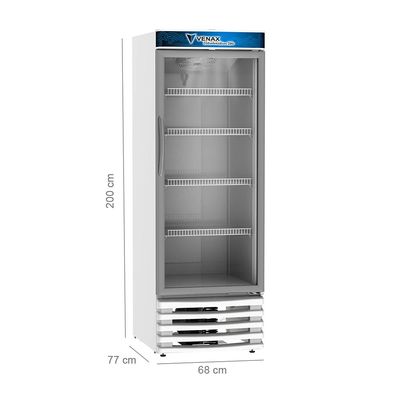 Expositora de Bebidas Venax 550L vv550 Branco 110v