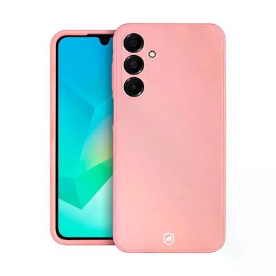 Kit Capa Silicon Veloz para  Samsung Galaxy A16 5G +  Cordão Phone Strap Flex - Rosa - Gshield