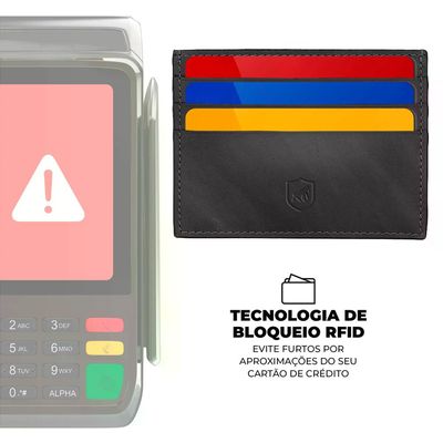Carteira porta cartão RFID - Ultra Safe - Gshield