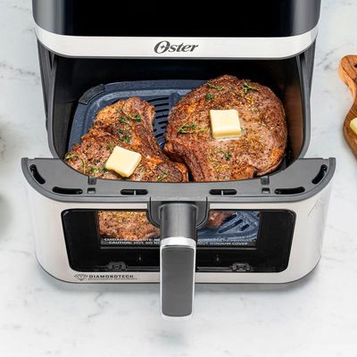 Fritadeira Oster Inox Diamondtech 7,5L Com Visor Transparente 220V