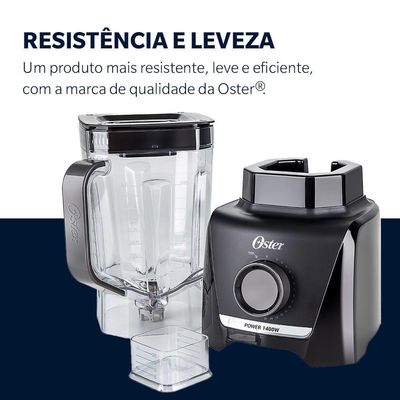 Liquidificador Oster 1400 Full Preto 3,2L 220V