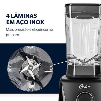 Liquidificador Oster 1400 Full Preto 3,2L 220V
