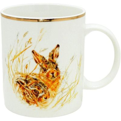 Kit Jogo De Caneca De Páscoa 10pçs Em Argila Coelho De 380ml