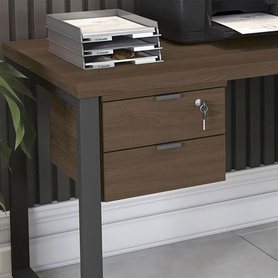 Gaveteiro De Mesa 2 Gavetas 36cm Frame F199 Munique