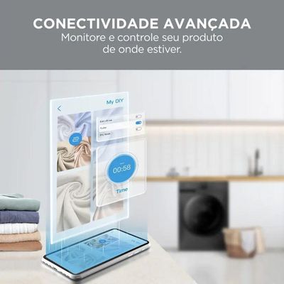 Lava E Seca Midea 11Kg MF201D110WB/GK Titanium 110V