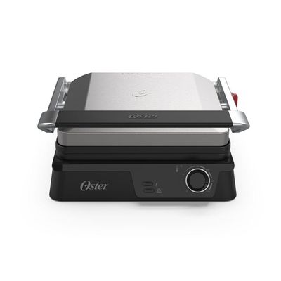Grill Elétrico Multiuso Inox Oster 2 Em 1 110V