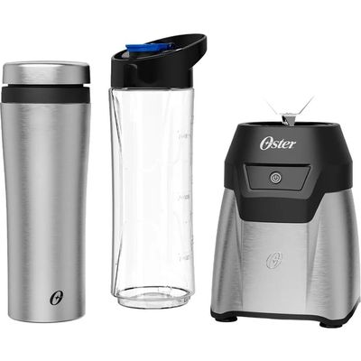 Kit Fritadeira Diamondtech 7,5L E Blender Power Inox 2 Jarras Oster 220V