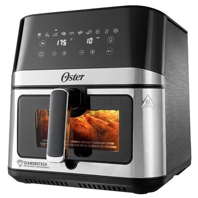 Kit Fritadeira Diamondtech 7,5L E Blender Power Inox 2 Jarras Oster 220V