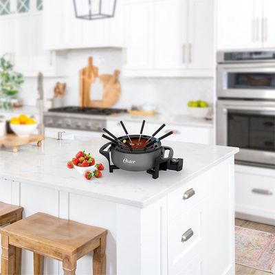 Panela Elétrica Para Fondue Oster Cinza 110V