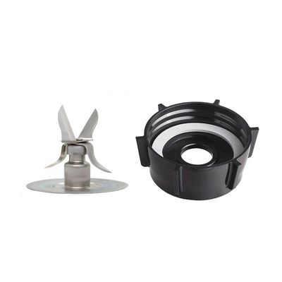 Conjunto Lâmina De 4 Facas Com Base Plástica E Anel De Vedação Para Liquidificadores Oster