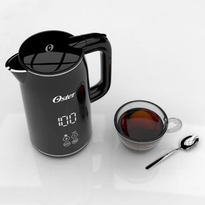 Chaleira Digital Oster Black 1,7L Com Controle De Temperatura 220V