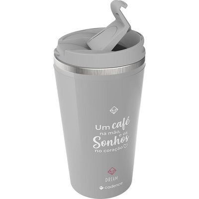Cafeteira Elétrica Cadence Dream Rosé Gold Com Copo Térmico 220V