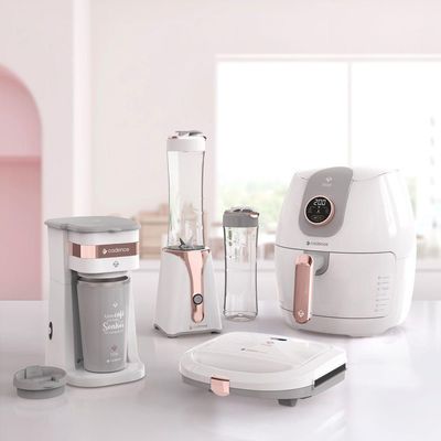 Cafeteira Elétrica Cadence Dream Rosé Gold Com Copo Térmico 220V