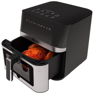 Fritadeira Oster Inox Diamondtech 7,5L Com Visor Transparente 110V