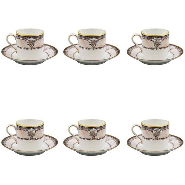Jogo de xícaras para café Noritake Pacific Majesty 6 peças