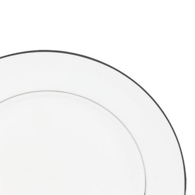 Jogo de jantar em porcelana L'hermitage Magesty Silver 42 peças