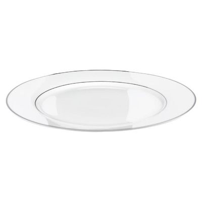 Jogo de jantar em porcelana L'hermitage Magesty Silver 42 peças