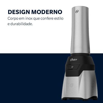 Blender Power Inox Oster Com 2 Jarras To Go 220V