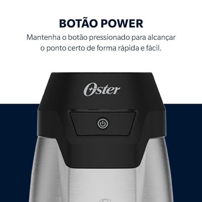Blender Power Inox Oster Com 2 Jarras To Go 220V