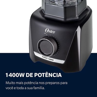 Liquidificador Oster 1400 Full Preto 3,2L 110V