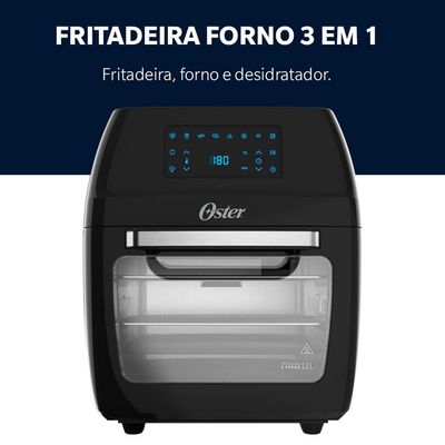 Fritadeira Oster Oven Fryer 12L 3 Em 1 110V
