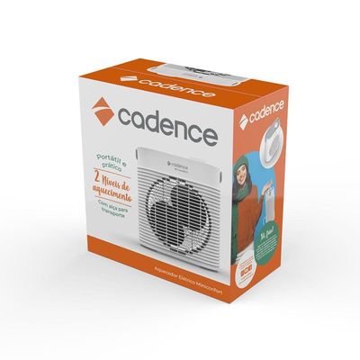 Aquecedor Elétrico Cadence Miniconfort Branco 110V
