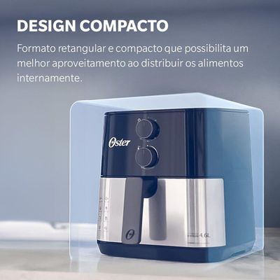 Fritadeira Oster Inox Compact 4,6L 110V