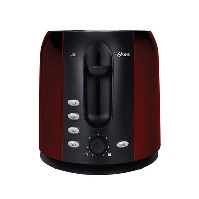 Torradeira Oster De Aço Inox Vermelha 110V