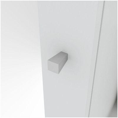Sapateira 01 Porta Com Espelho 06 Prateleiras Duetto Henn Branco Hp