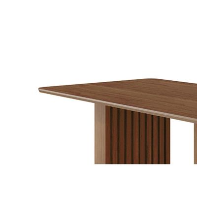 Mesa p/ Cozinha Ester c/ Tampo Madeirado 210x100cm Cinamomo - Cimol