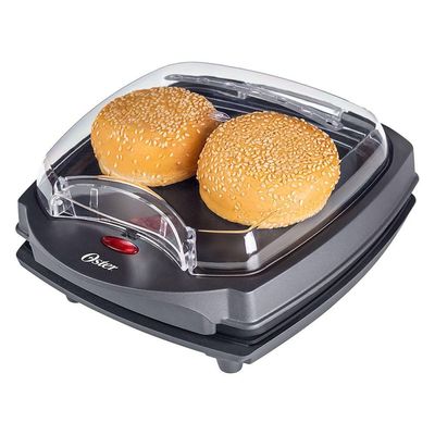 Grill Elétrico Burguer Oster 2 Em 1 Com Estufa 110V