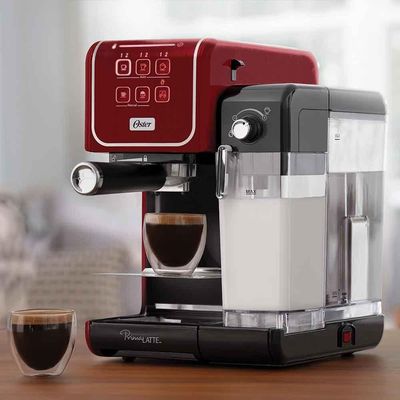 Kit Cafeteira Primalatte Touch Red E Torradeira Oster 110V