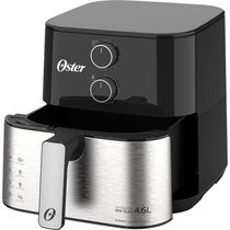 Kit Fritadeira Inox Compact 4,6L E Liquidificador 1400 Full Oster 220V