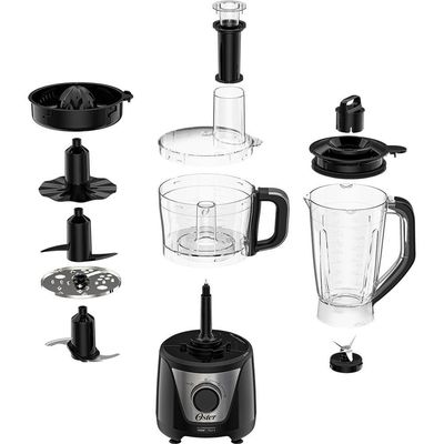 Multiprocessador De Alimentos Black 7 Em 1 Oster 220V