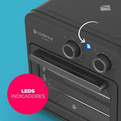 Fritadeira 9L Cadence Classicook Forno E Fryer 2 Em 1 220V