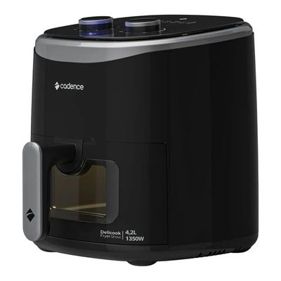 Fritadeira Sem Óleo 4,2L Cadence Com Visor Delicook Fryer Show 110V